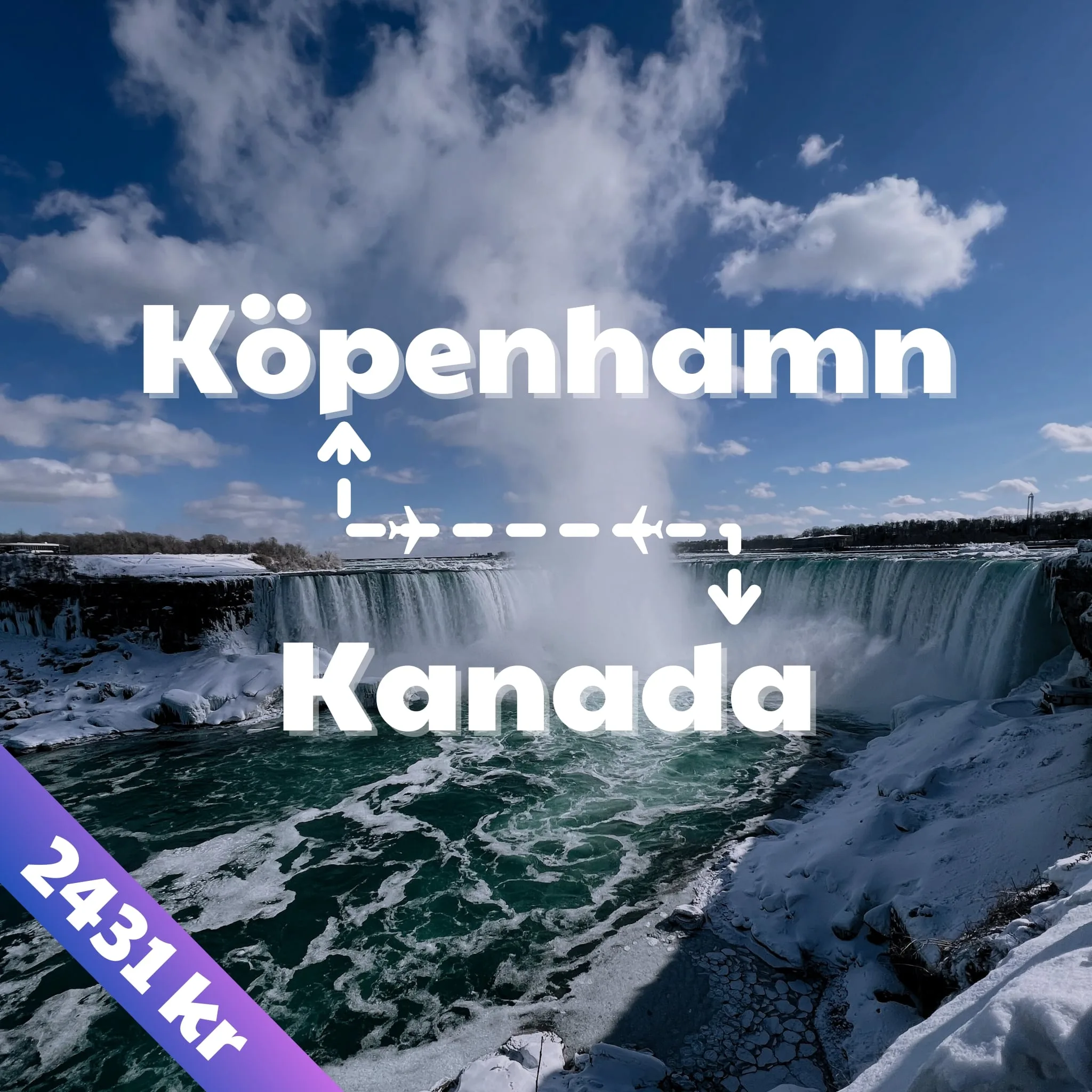 Köpenhamn - Hamilton (Kanada)